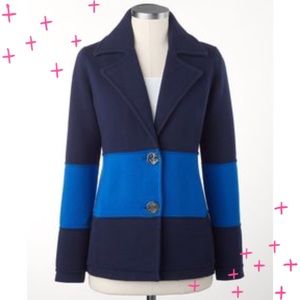 NWT Coldwater Creek ‘Color Block Sweater Jacket size 8